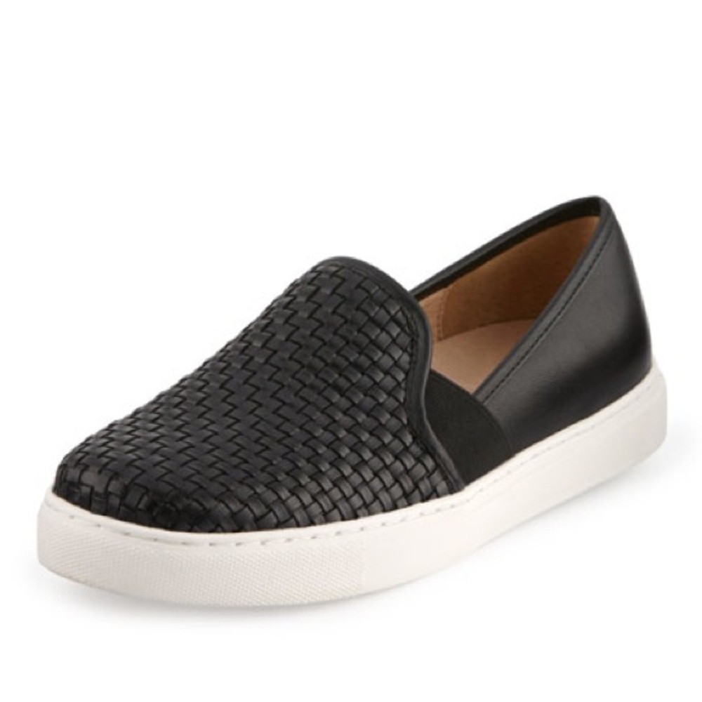 J/Slide black leather loafers size 9
